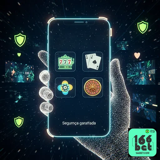 Imagem de jogador acessando programa VIP de cassino mobile