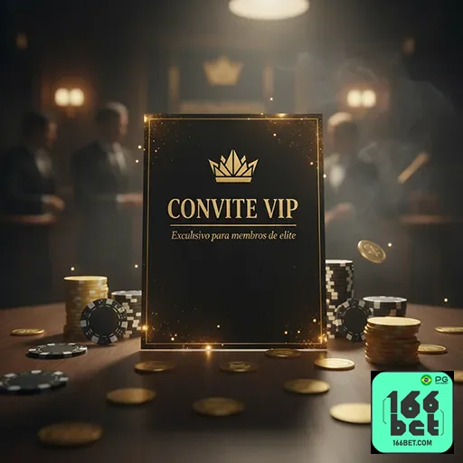 Imagem promocional do 166bet com destaque para benefícios VIP
