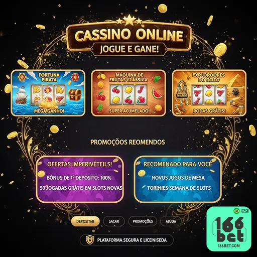 Imagem de jogos de caça-níqueis e mesa de casino digital